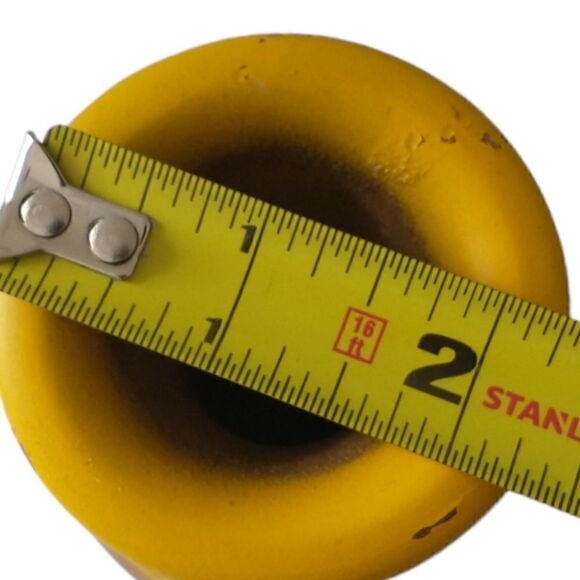 Navajo Pand Painted Hand Turned Vase Wooden Southwestern Turtle Native American - Picture 10 of 16